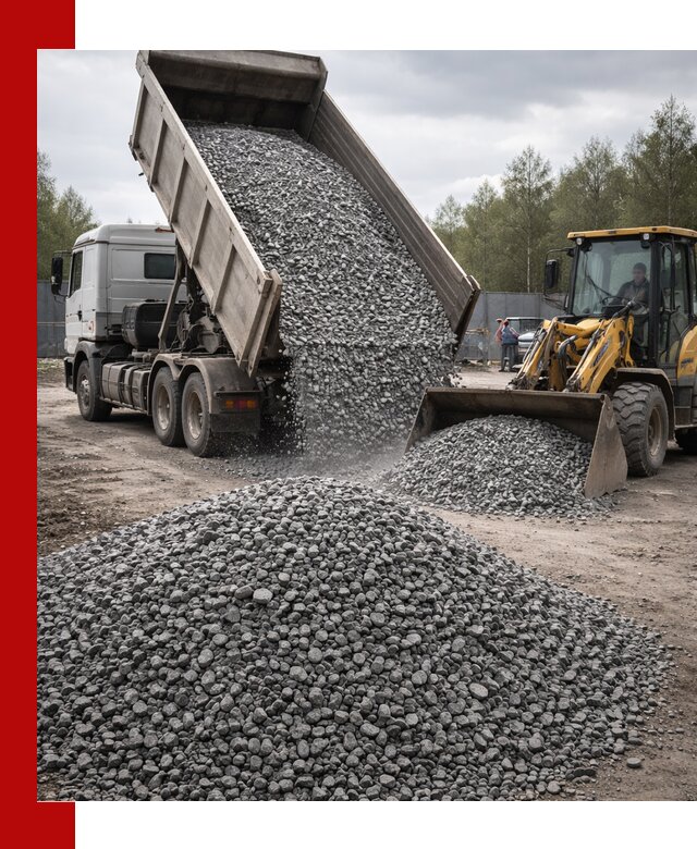 Доставка и продажа щебня гранитного в грозном
