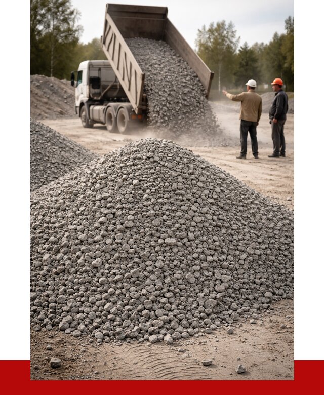 Гранитный щебень фракция 0-5 в грозном от 2976 руб ПРОНЕРУДГрз