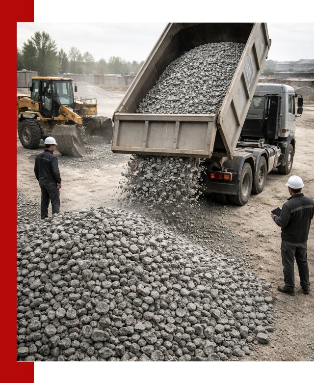 Доставка гранитного щебня фракции 20-40 в грозном