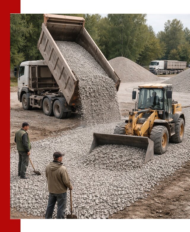 Купить гравийный щебень фракция 20-40 в грозном с доставкой