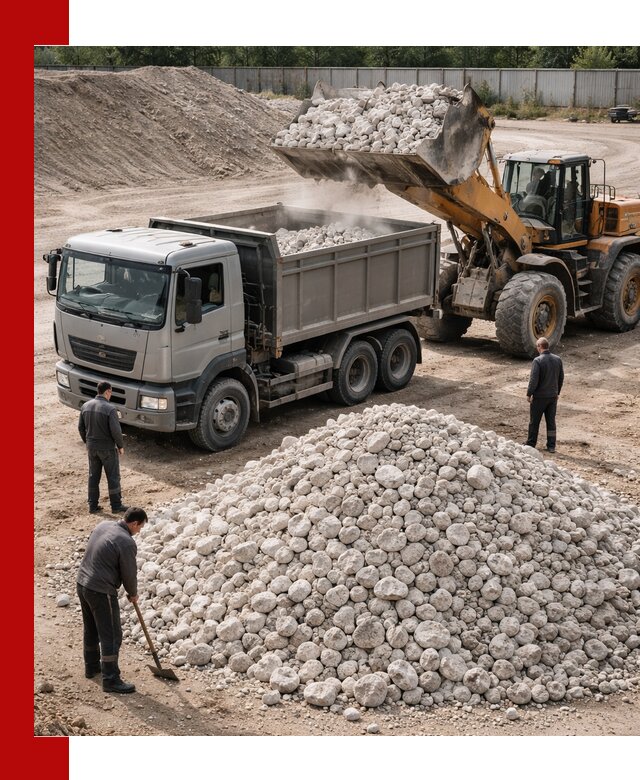 Известняковый щебень фракция 70–150 с доставкой в грозном