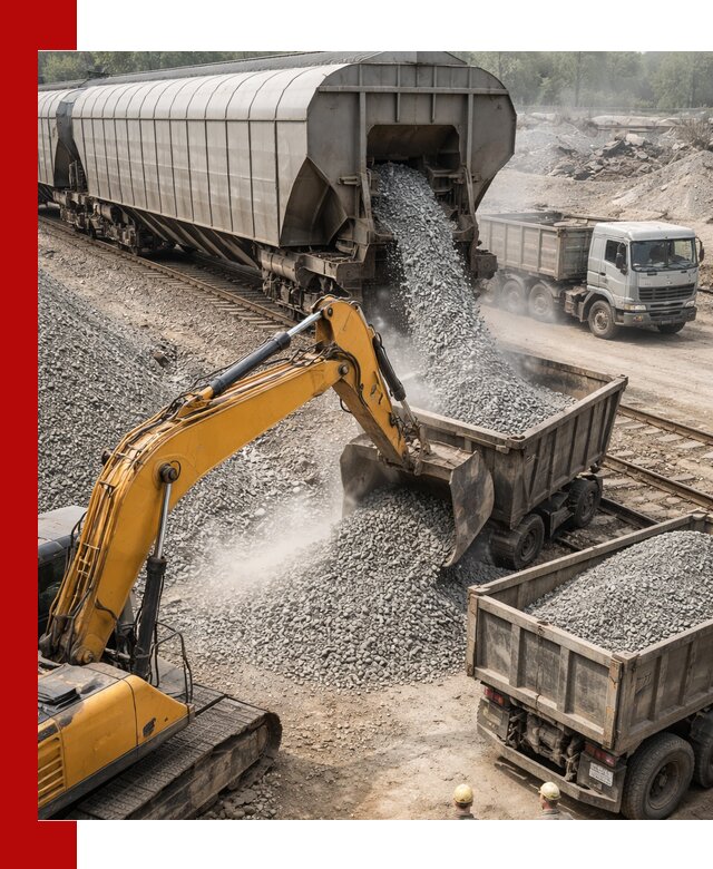 Доставка железнодорожного щебня в грозном крупными партиями быстрого отгруза