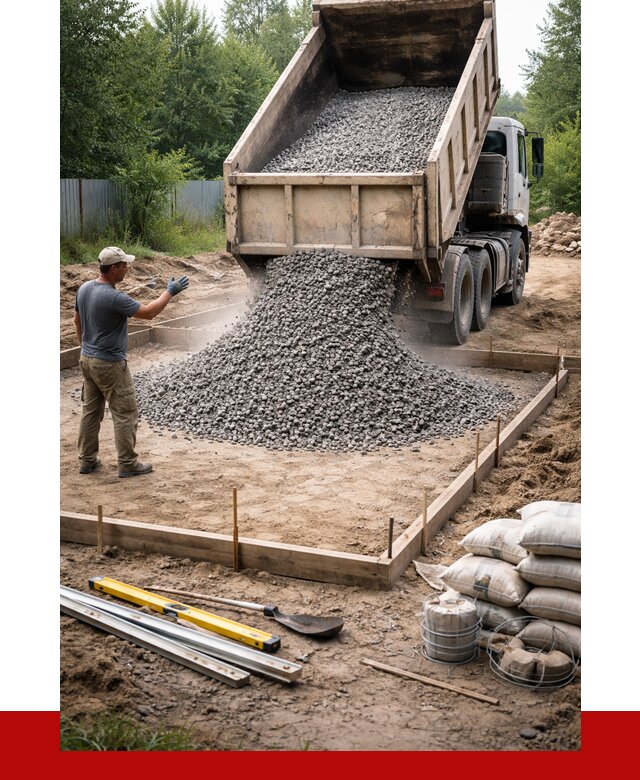 Купить щебень для фундамента в грозном от 4617 р. | ПРОНЕРУДГрз