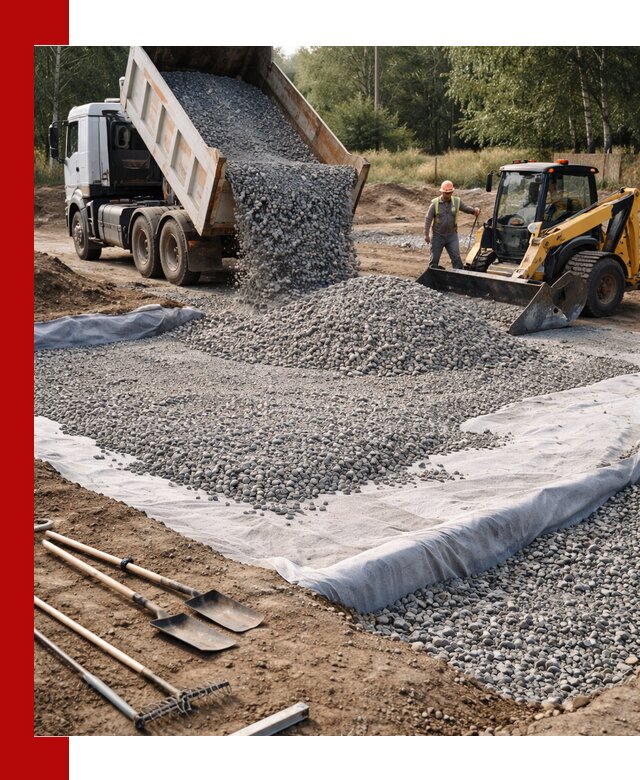 Щебень для фундамента с доставкой в грозном