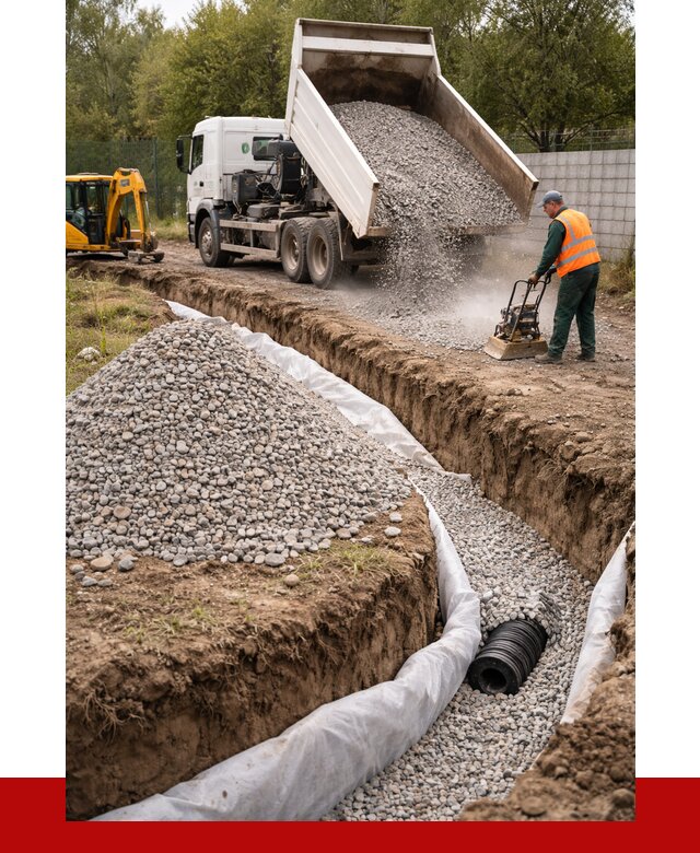 Щебень для дренажа в грозном от 1898 р., ПРОНЕРУДГрз доставка