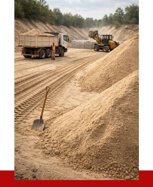 Карьерный песок мелкозернистый в грозном от 9235 р. | ПРОНЕРУДГрз