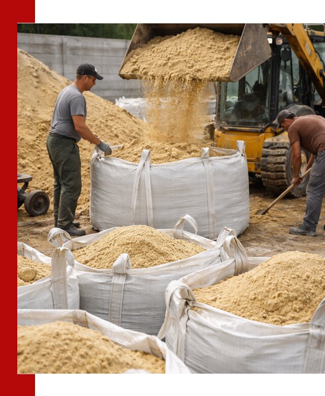 Поставка качественного песка для кладки в грозном