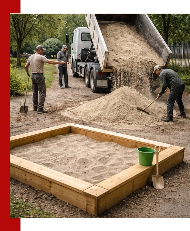 Песок для песочницы с доставкой в грозном недорого и чистый