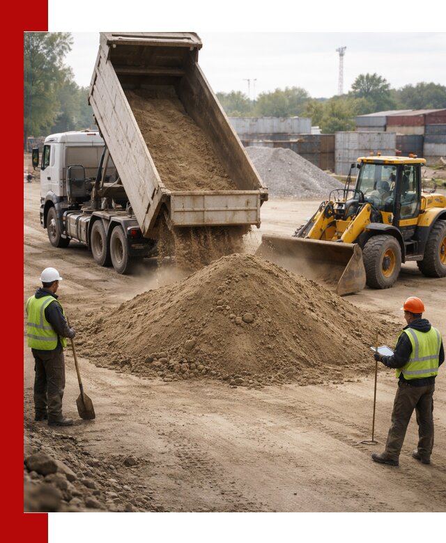 Доставка и продажа пескогрунта оптом и в розницу в грозном