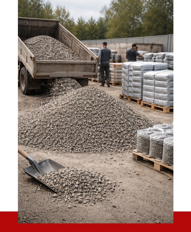 Гравий фракция 5-20 в грозном купить от 2360 р. ПРОНЕРУДГрз