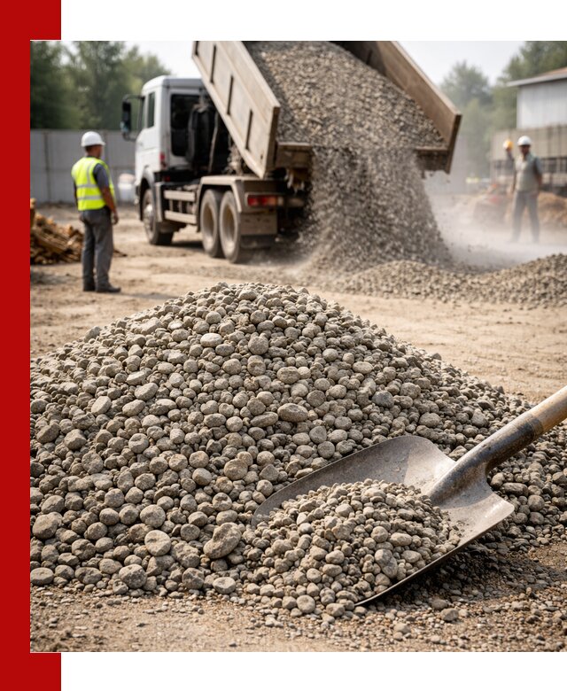 Доставка гравия фракции 20-40 в грозном с самосвалами