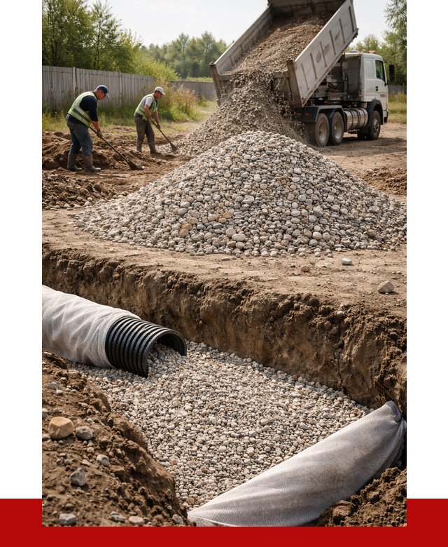 Гравий для дренажа в грозном от 2257 р., доставка ПРОНЕРУДГрз