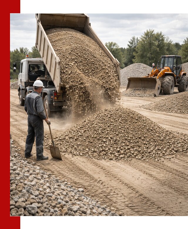 Доставка щпс С3 в грозном самосвалами и бортовыми грузовиками