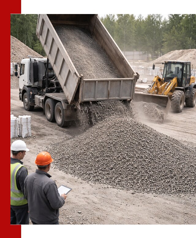 Доставка и продажа гранитного отсева 0-10 в грозном