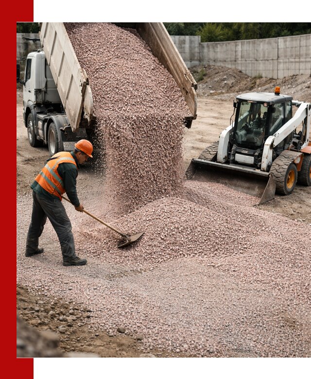 Крошка розовый гранит с доставкой в грозном от производителя