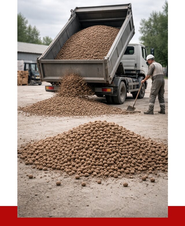 Керамзит с доставкой в грозном от 4310 р. за м3 | ПРОНЕРУДГрз