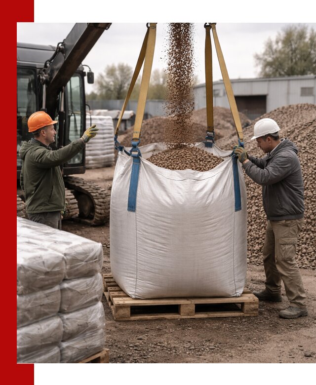 Керамзит в биг-бегах с доставкой в грозном