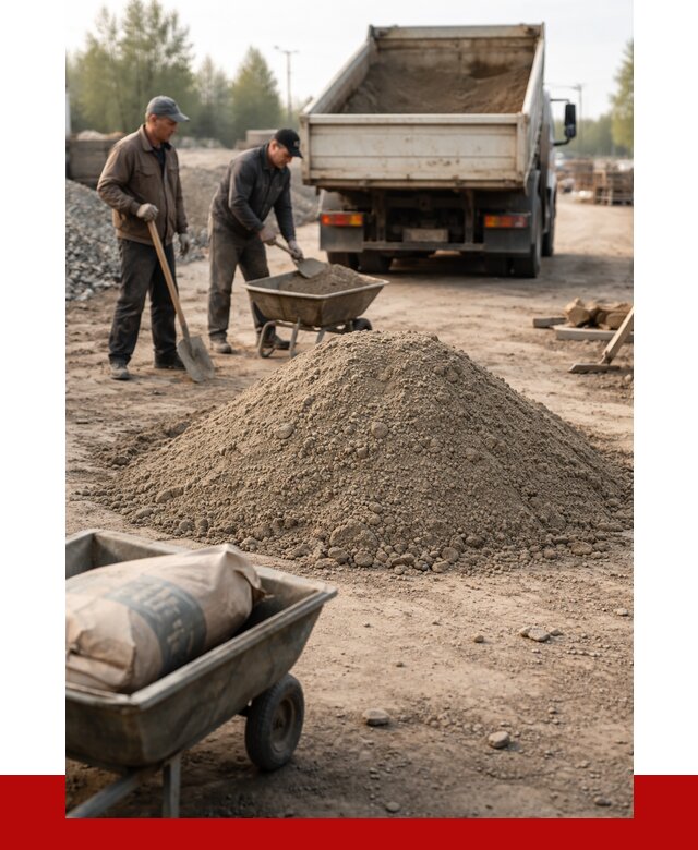 Цементно-песчаная смесь М150 в грозном от 4823 р. | ПРОНЕРУДГрз