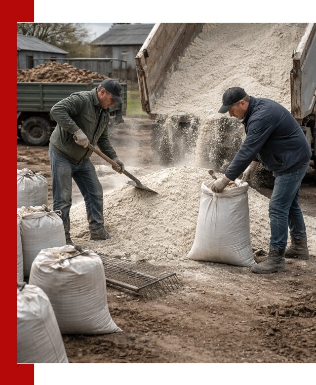 Доставка извести пушонки в грозном оптом и мелким оптом