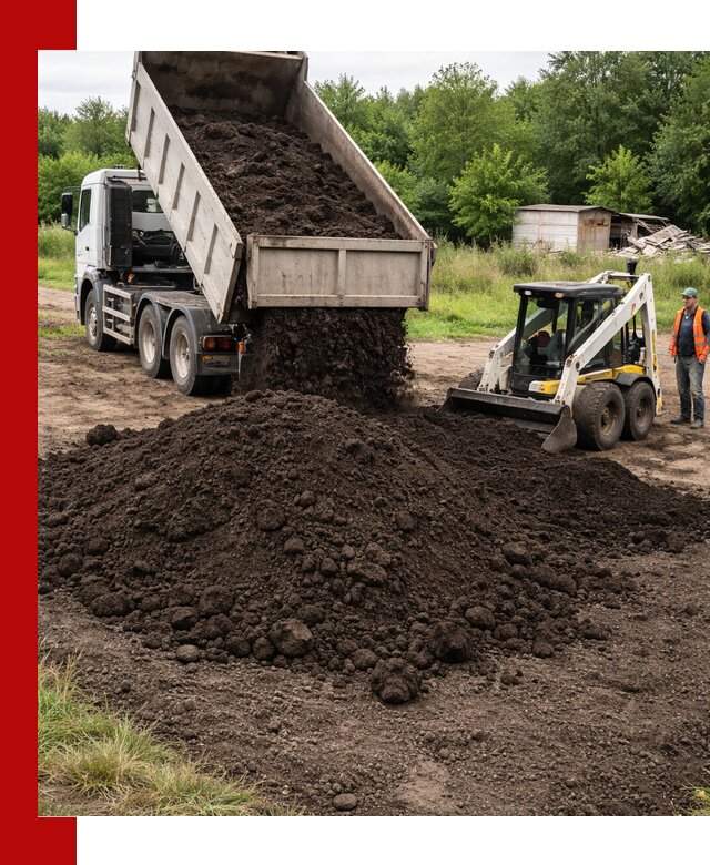 Поставка плодородной земли с доставкой самосвалом в грозном