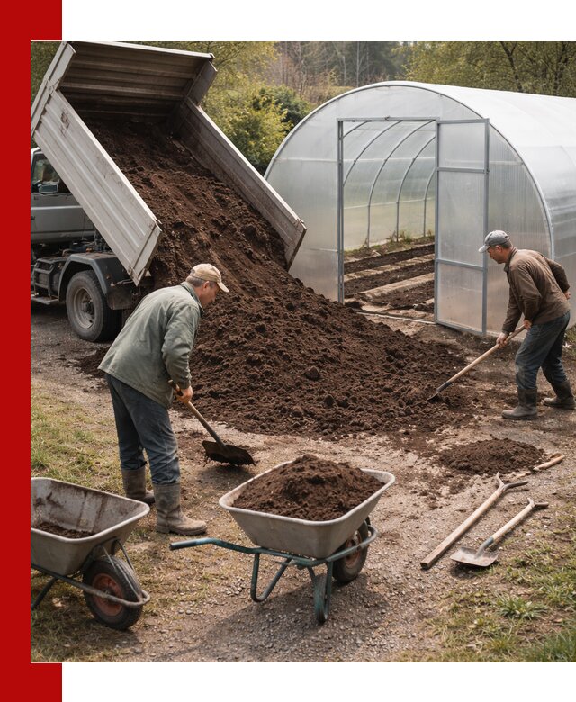 Грунт для теплицы с доставкой в грозном — плодородный субстрат под растения