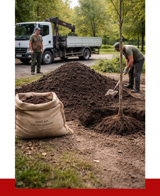 Грунт для посадки деревьев в грозном от 1231 р. | ПРОНЕРУДГрз