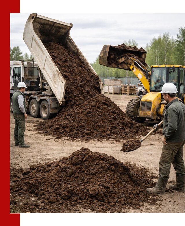 Доставка торфа оптом и в мешках в грозном