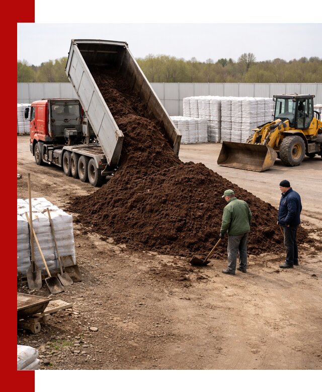 Доставка торфяных смесей оптом и в розницу в грозном