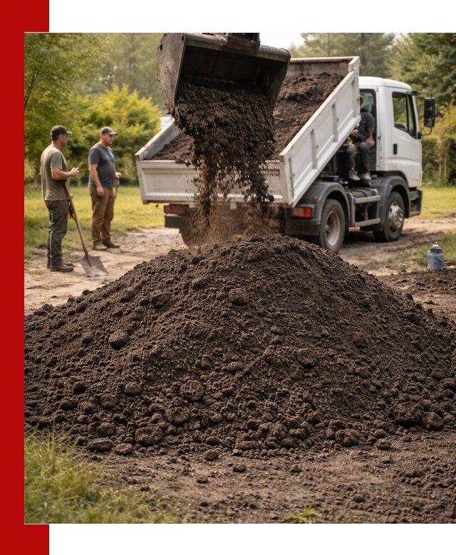 Доставка и продажа чернозема в грозном оптом и в розницу