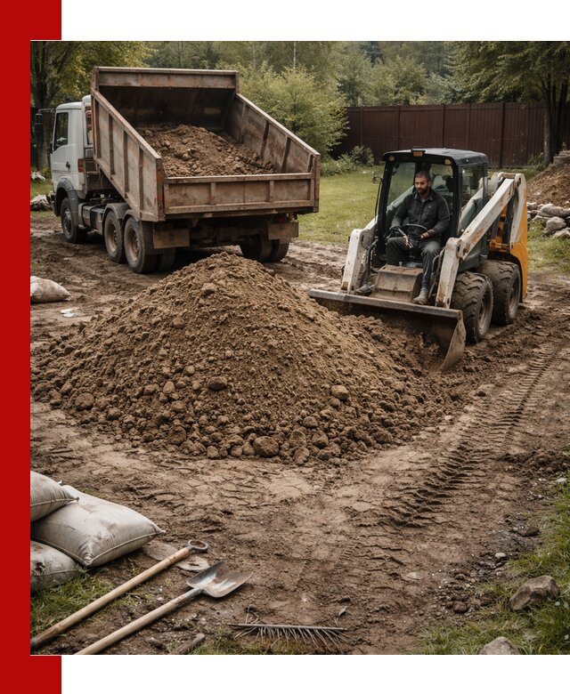 Суглинок для планировки участков в грозном с доставкой и выгрузкой