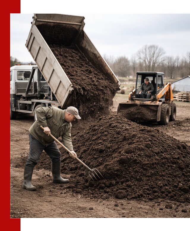 Доставка и продажа перегноя в грозном быстро и дешево