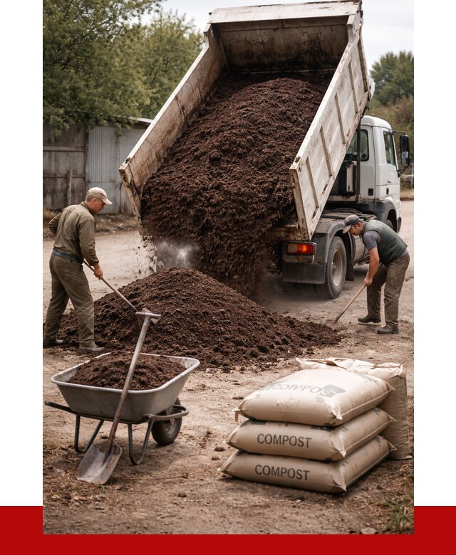 Купить компост в грозном от 4310 р. за куб с доставкой | ПРОНЕРУДГрз