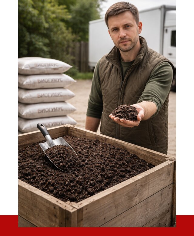 Купить биогумус в грозном с доставкой от 8722 р. за куб | ПРОНЕРУДГрз