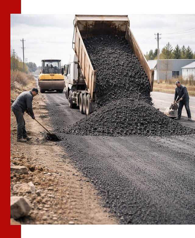 Асфальтовая крошка для дорог в грозном — поставка и доставка