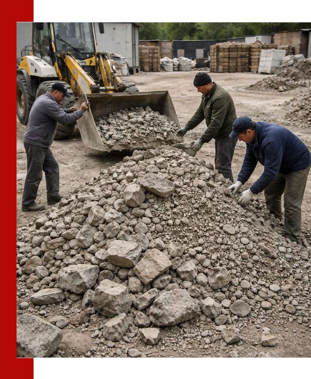 Демонтаж и вывоз бой бетона в грозном
