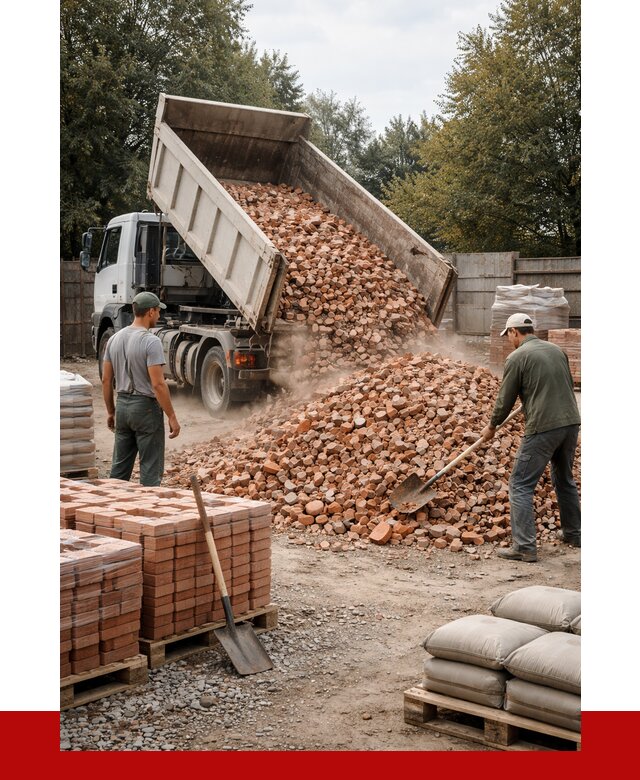 Бой кирпича в грозном с доставкой от 4310 руб/куб | ПРОНЕРУДГрз