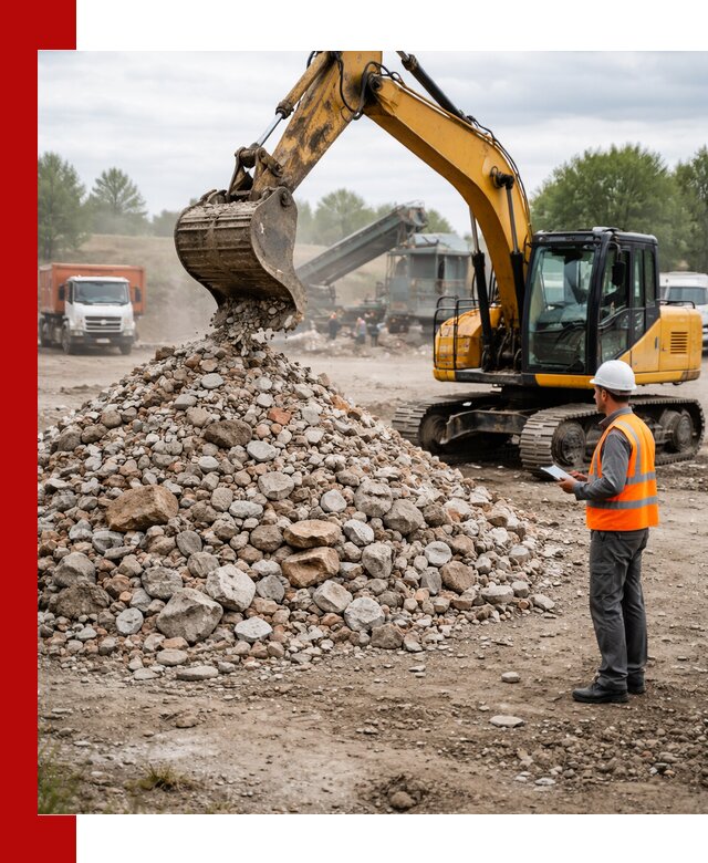 Доставка и вывоз строительного боя в грозном