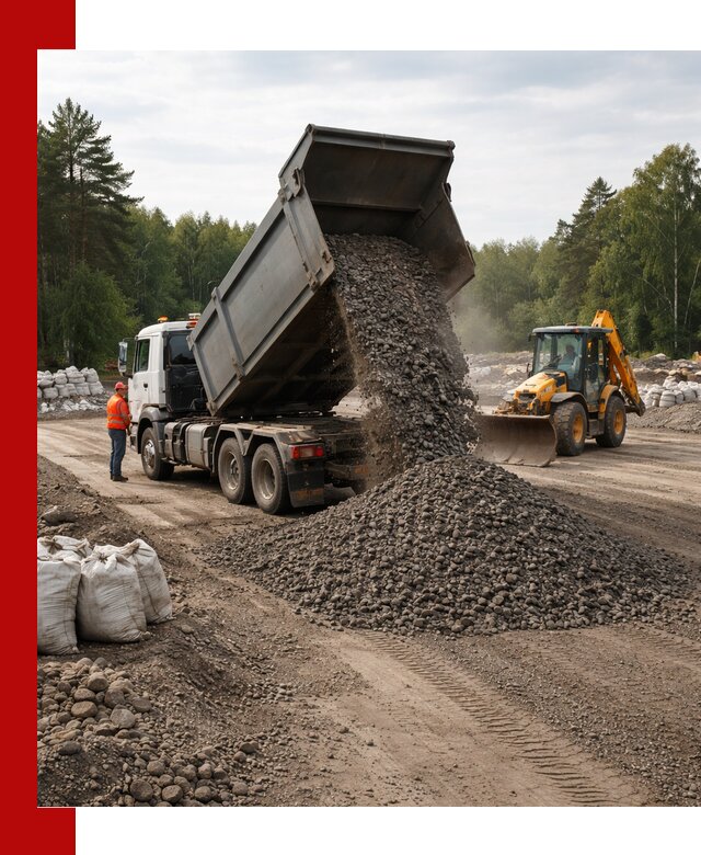 Доставка дробленого асфальта в грозном для дорожных работ