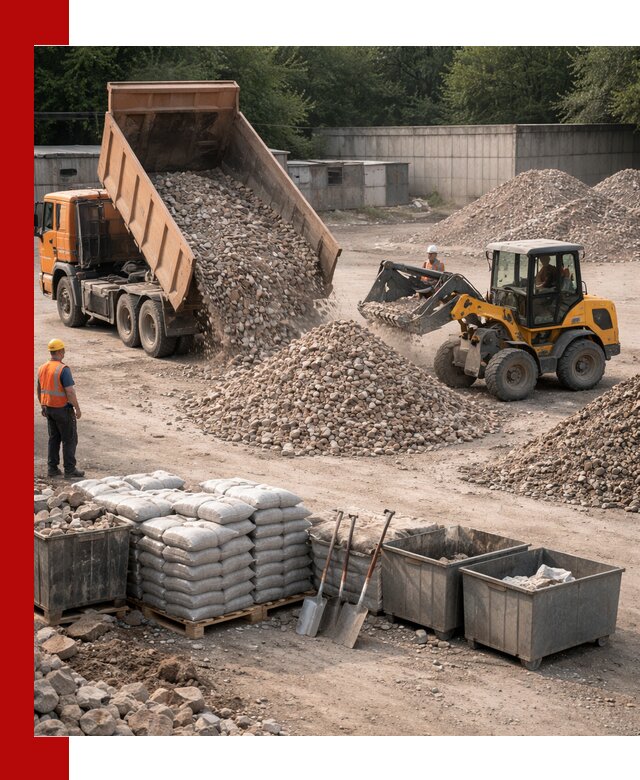 Вторичные материалы для отсыпки в грозном — поставка и доставка