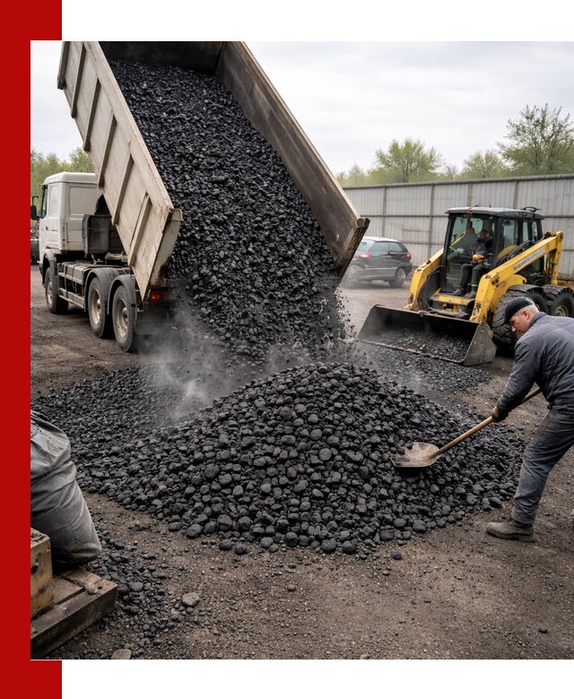 Доставка угля орех в грозном оптом и в розницу
