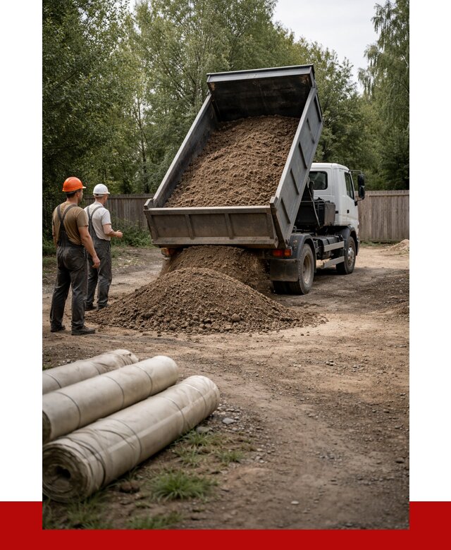 Доставка сыпучих материалов самосвалом в [cvi] от 4310 р. | ПРОНЕРУДГрз