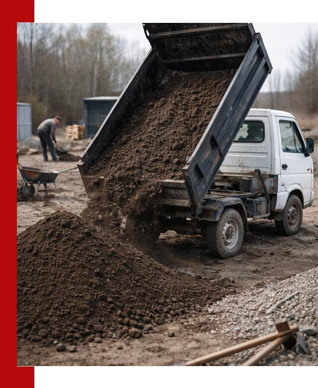 Аренда минисамосвала в грозном для доставки сыпучих материалов