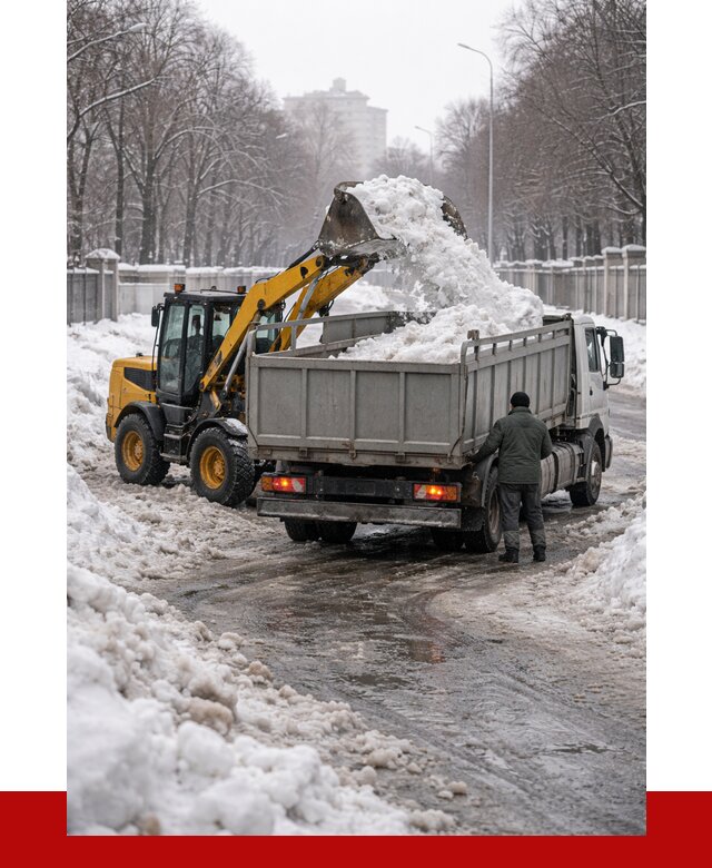 Вывоз снега с погрузкой в грозном от 3591 р. ПРОНЕРУДГрз