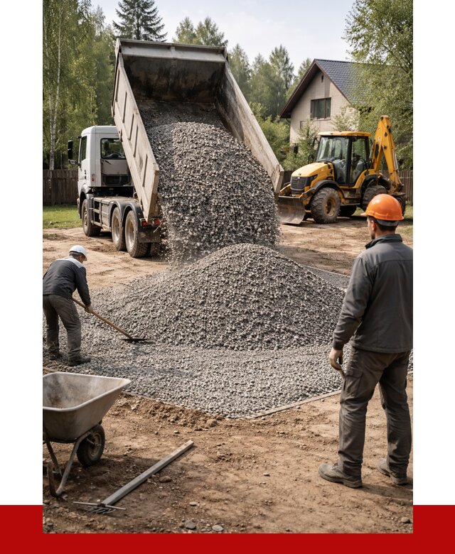 Отсыпка участка щебнем в грозном от 6670 р. ПРОНЕРУДГрз