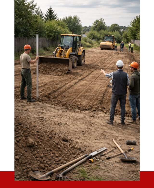 Планировка участка грунтом в грозном от 4617 р ПРОНЕРУДГрз