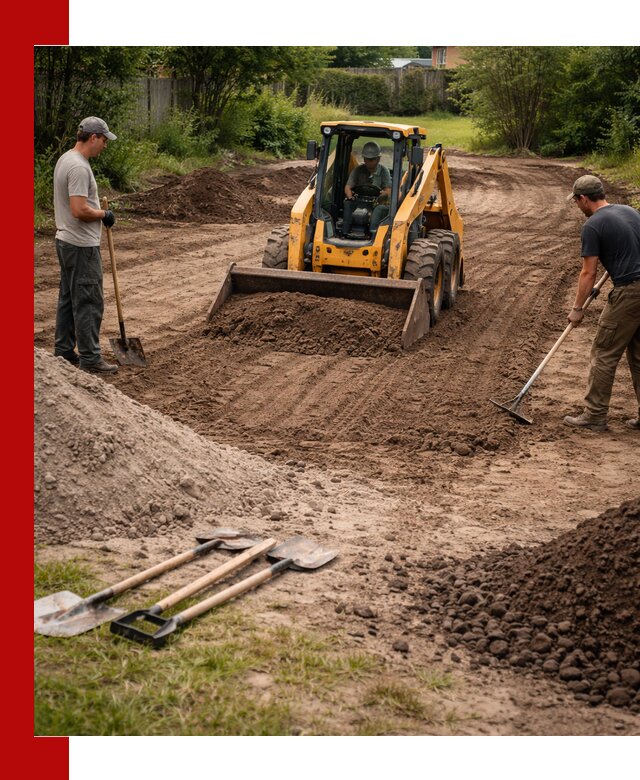 Планировка участка грунтом с вывозом и доставкой в грозном