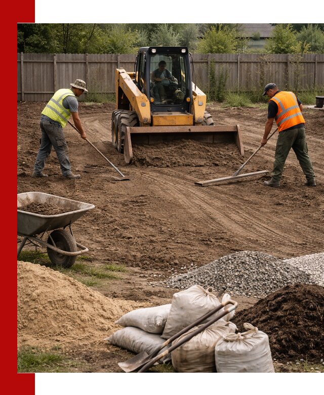 Выравнивание участка под строительство и благоустройство в грозном