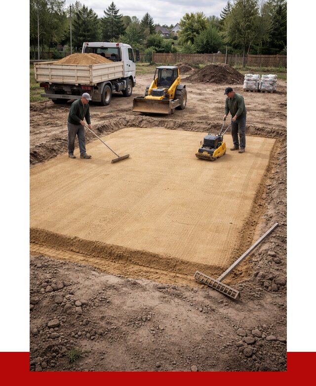 Устройство песчаной подушки в грозном от 4617 р. ПРОНЕРУДГрз